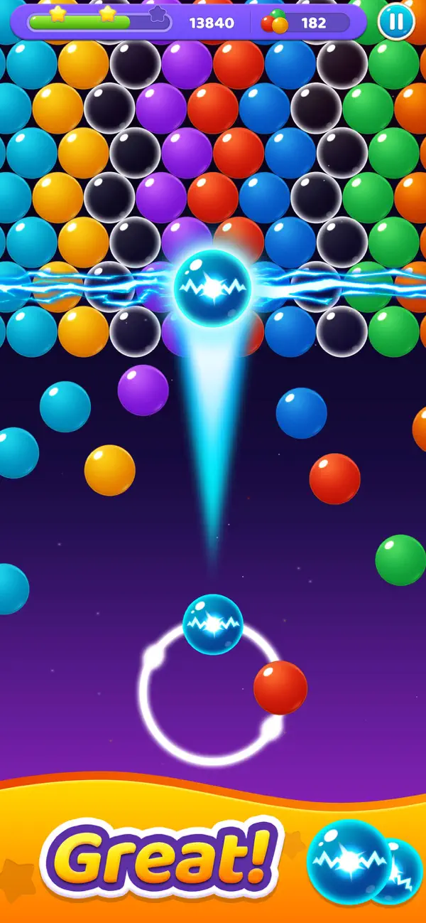 Screenshot #1 pour Bubble Pop! Shooter