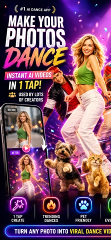 Groovah - AI Dance Video Maker Screenshot 1 of 5