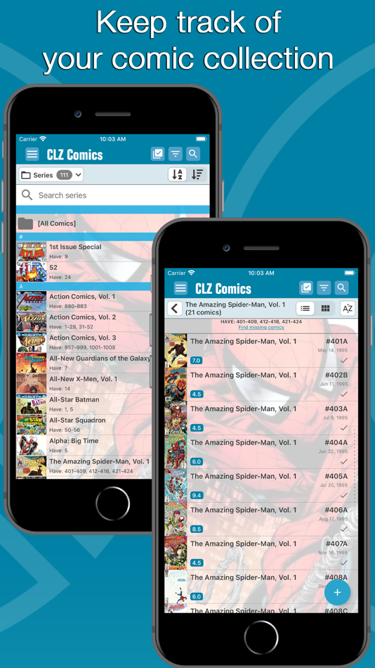 #1. CLZ Comics collection database (iOS) 由: CLZ