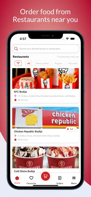 GetFood - Online Food Delivery screenshot 1