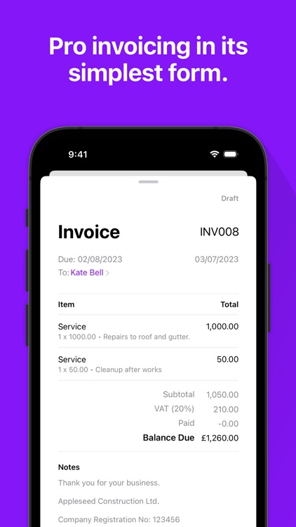 Invoices - Invoice Maker