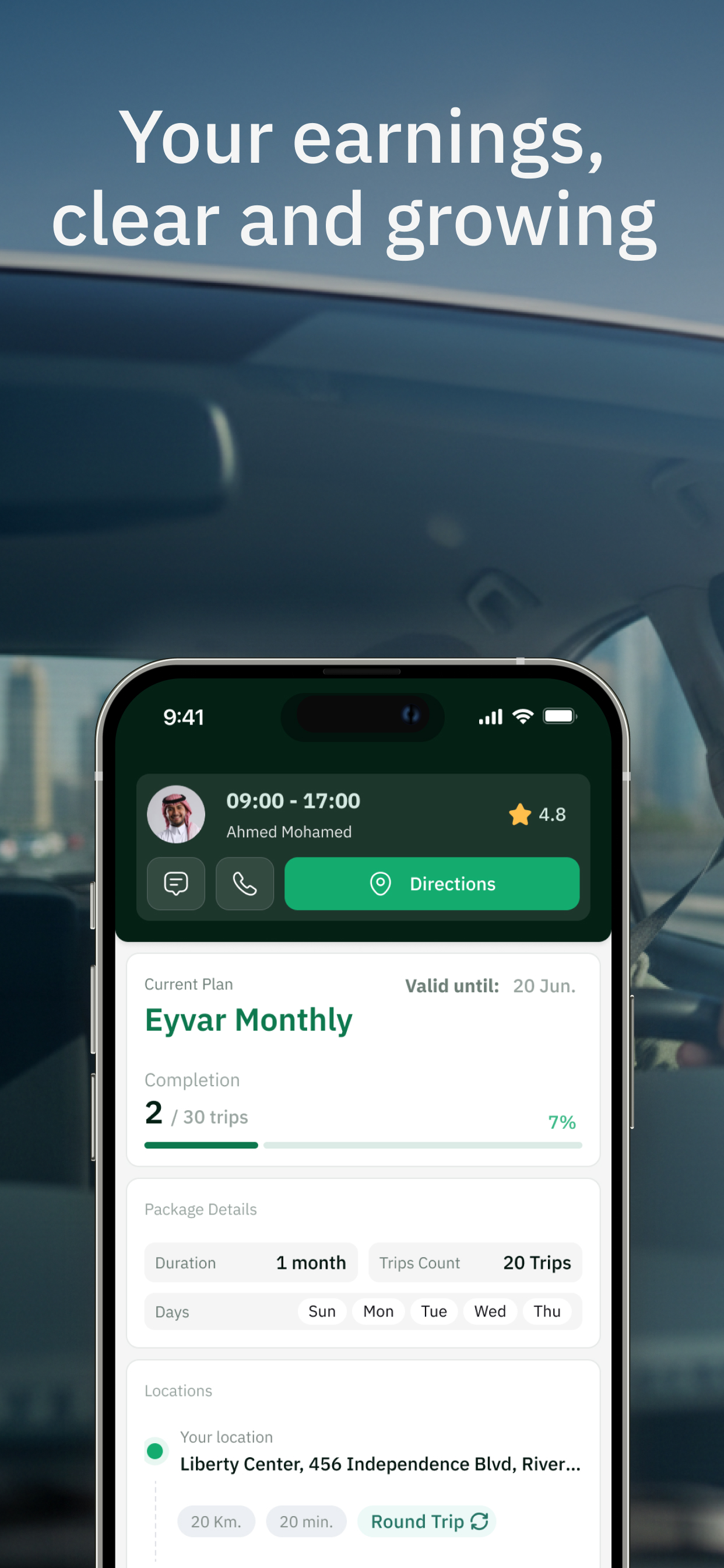 Eyvar Driver: Own Your Time screenshot 2