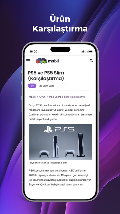 MSBil - Teknoloji Haberleri screenshot-3