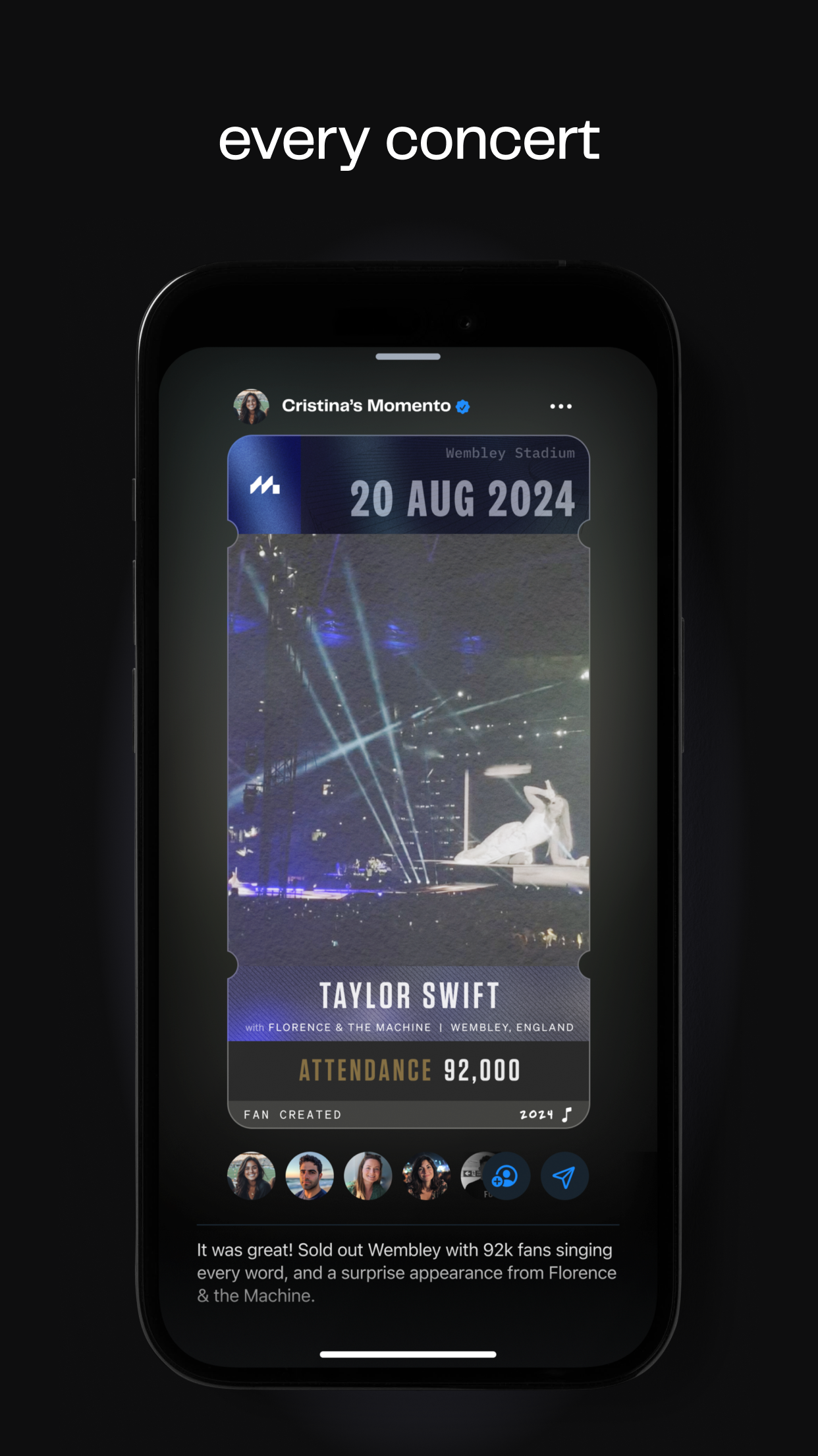 Momento: Sports & Music screenshot 4