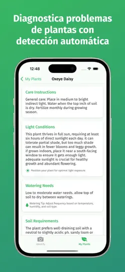 Captura de pantalla de Identificación De Plantas en iPhone 4
