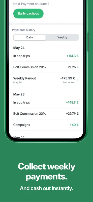 Bolt Driver: Drive & Earn screenshot 4 of 6