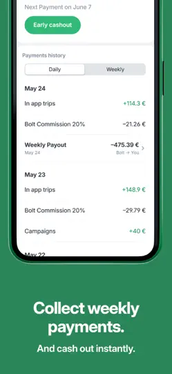 Bolt Driver: Drive & Earn iPhone Ekran Görüntüsü 4
