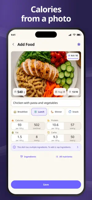 Calorie Counter: AI Photo Log screenshot 1