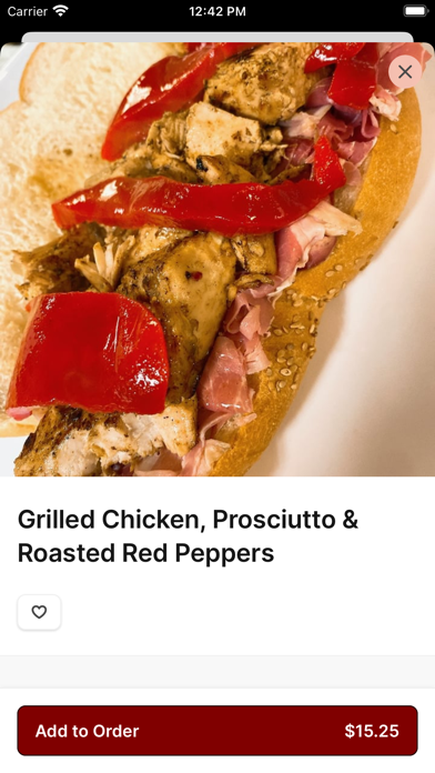 J & M Italian American Cuisine iPhone screenshot 3 - Food & Drink app