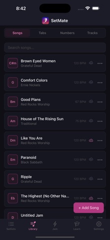 SetMate: Gig Sheets Screenshot 4 of 10