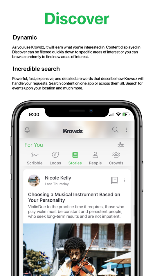 #1. Krowdz (iOS) Podle: Krowdz Inc.