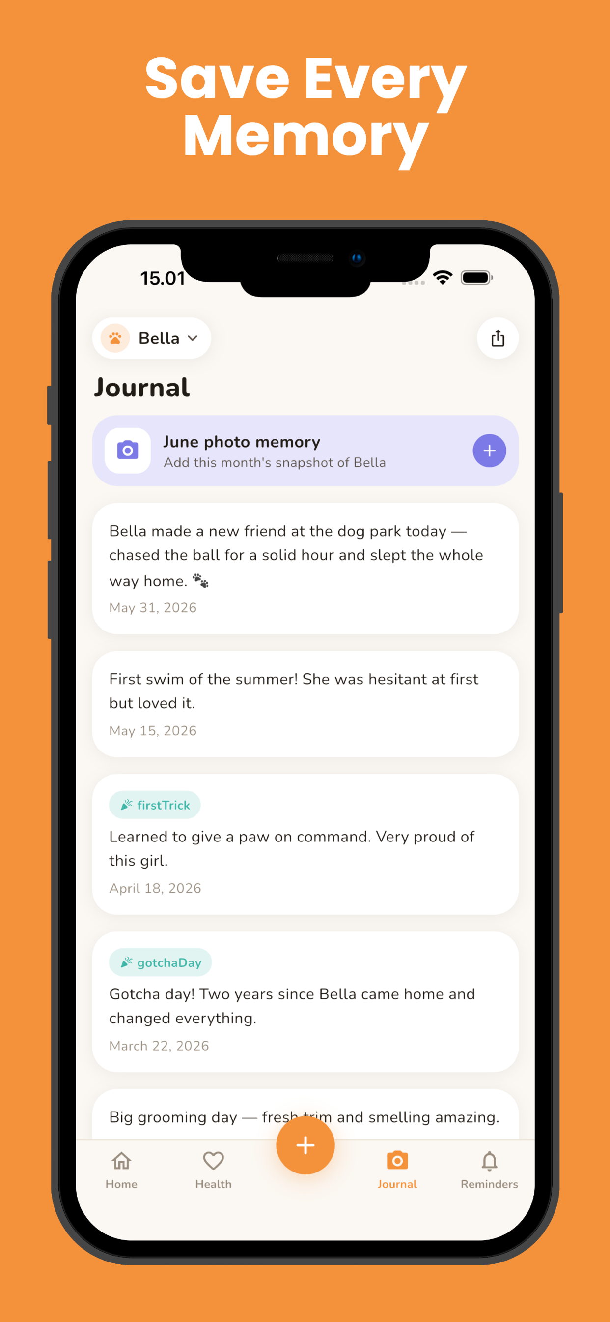 Pet Care Tracker: Pawlog