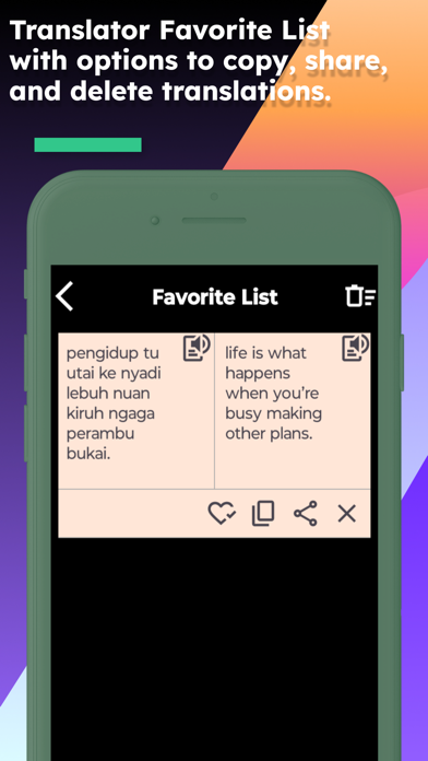 English Iban Translator screenshot