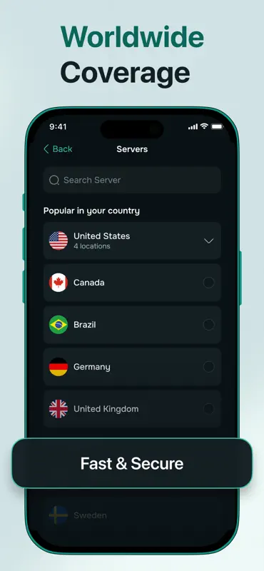 Guru VPN: Fast, Secure Proxy screenshot 3 of 7