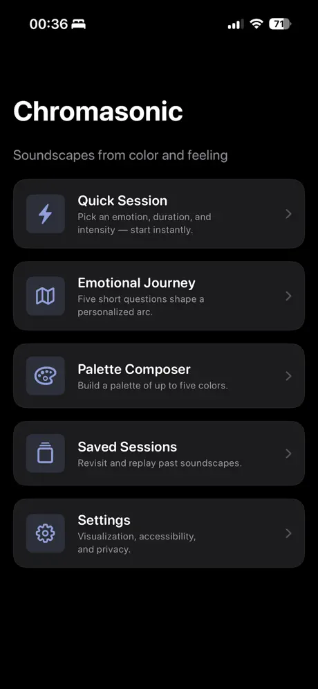 Chromasonic Landscape screenshot 2