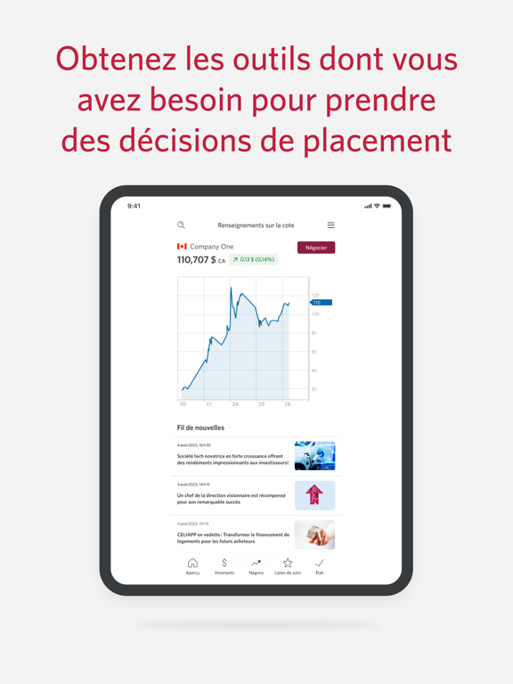 Screenshot #4 pour Gestion mobile des avoirs CIBC