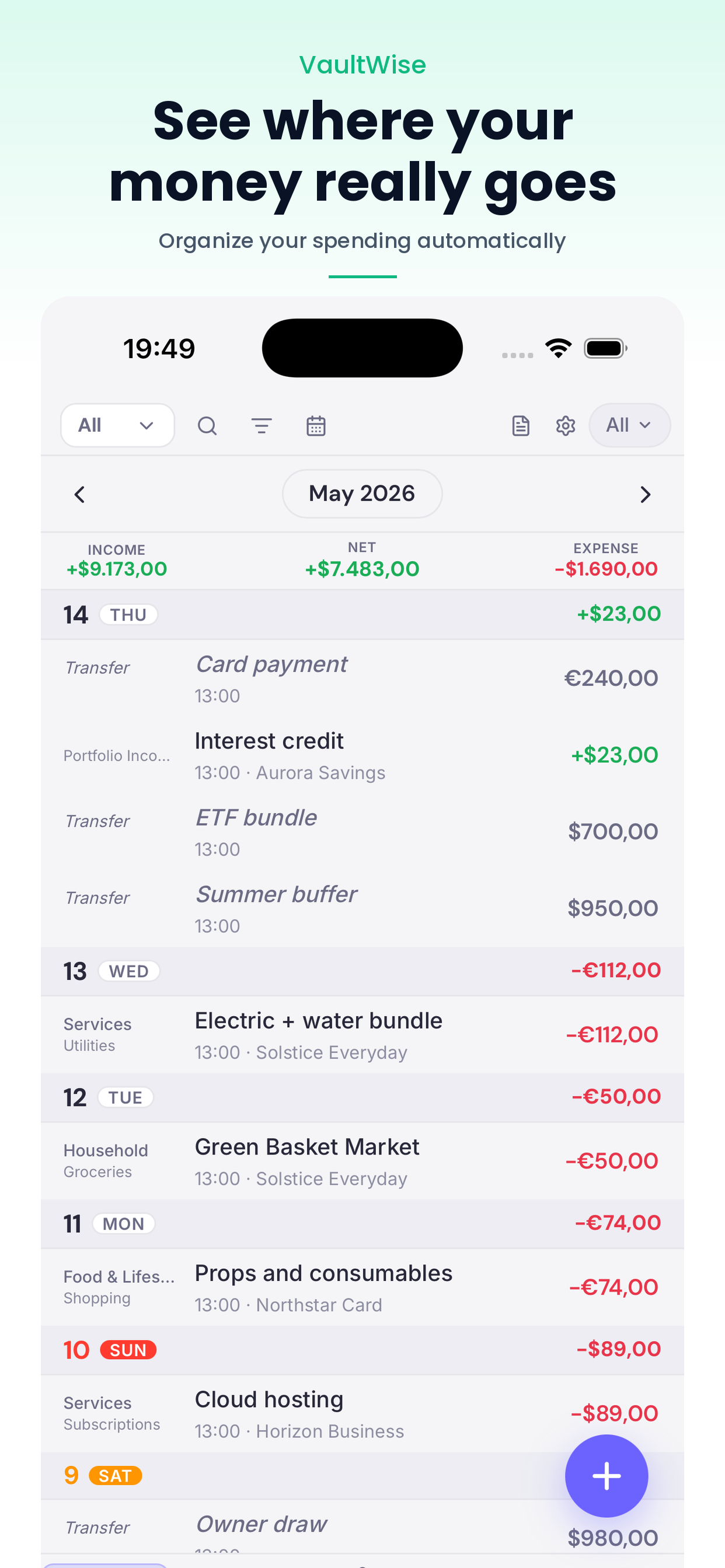 VaultWise: Expense Tracker