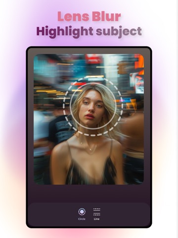 Blur Photo Editor: Face & Text iPad screenshot 6
