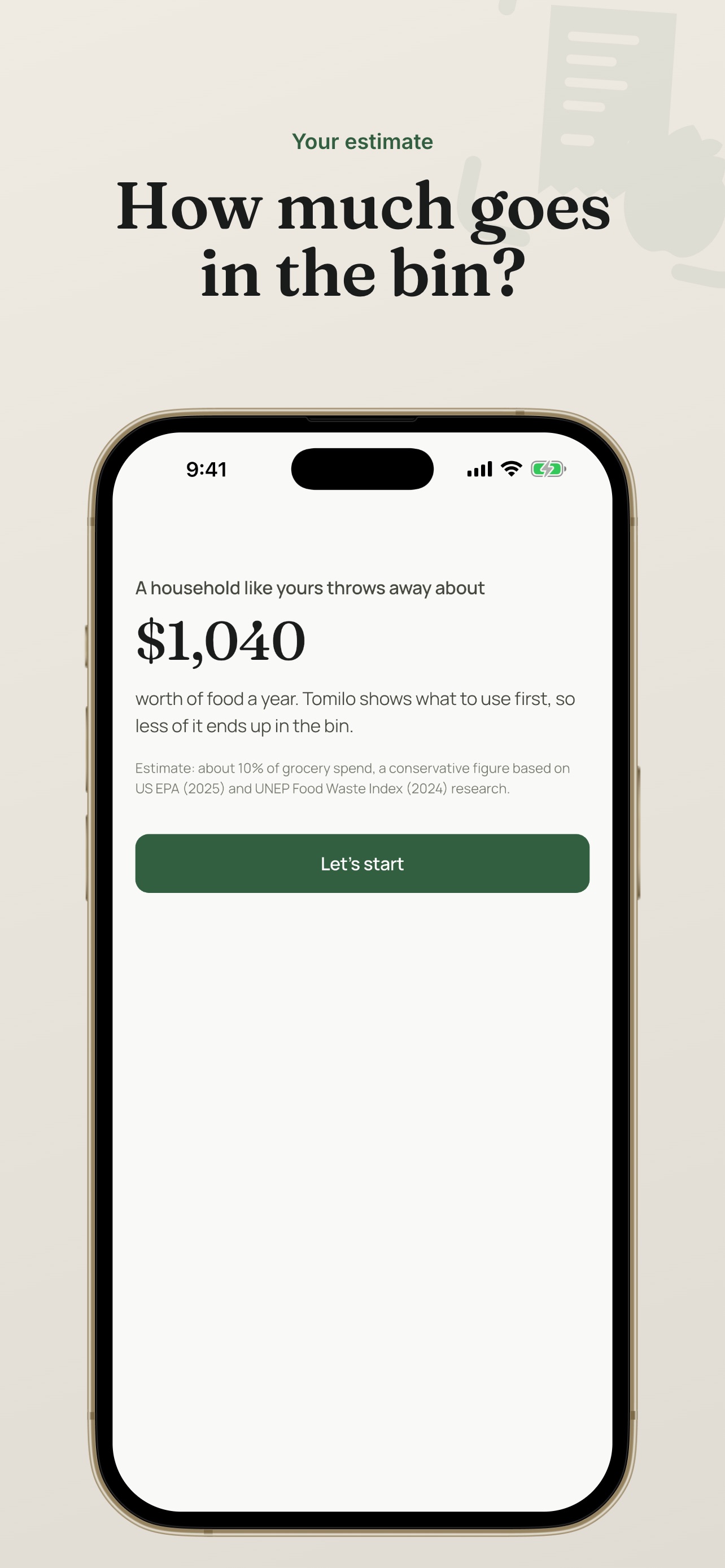 Screenshot 2 of Tomilo: Pantry & Receipts