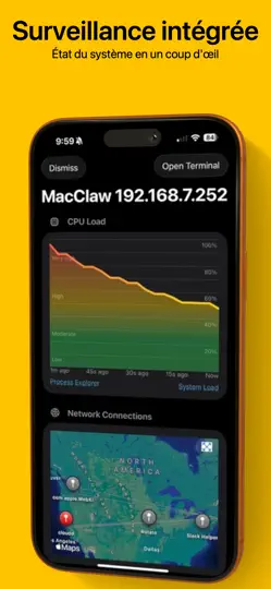 Capture d'écran de La Terminal: Mosh & SSH sur iPhone 5