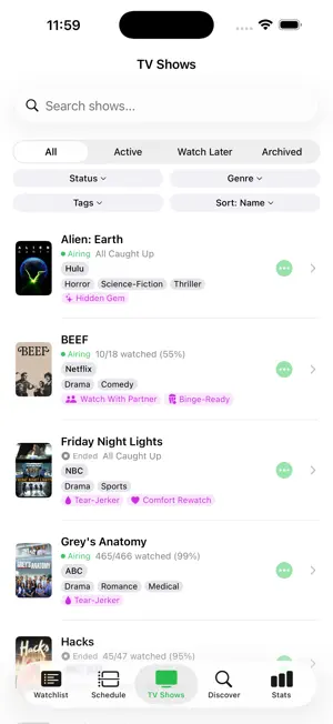 ShowFlow: TV Tracker screenshot 3