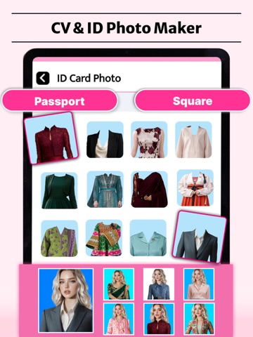 AI Women Fashion Photo Editor iPad screenshot