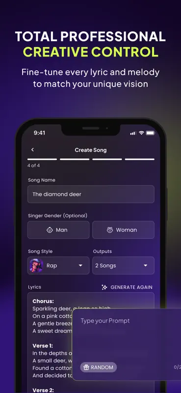 AI Songs: AI Music Generator screenshot 3 of 5