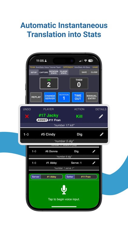 SoloStats Voice: Say the Stats