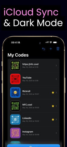 QR Code Scanner by NFC.cool iPhone screenshot