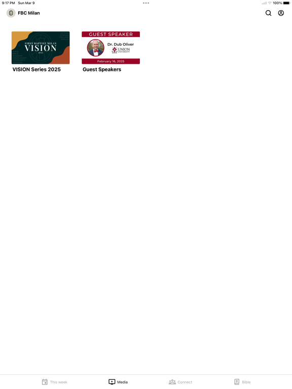 FBC Milan iPad screenshot
