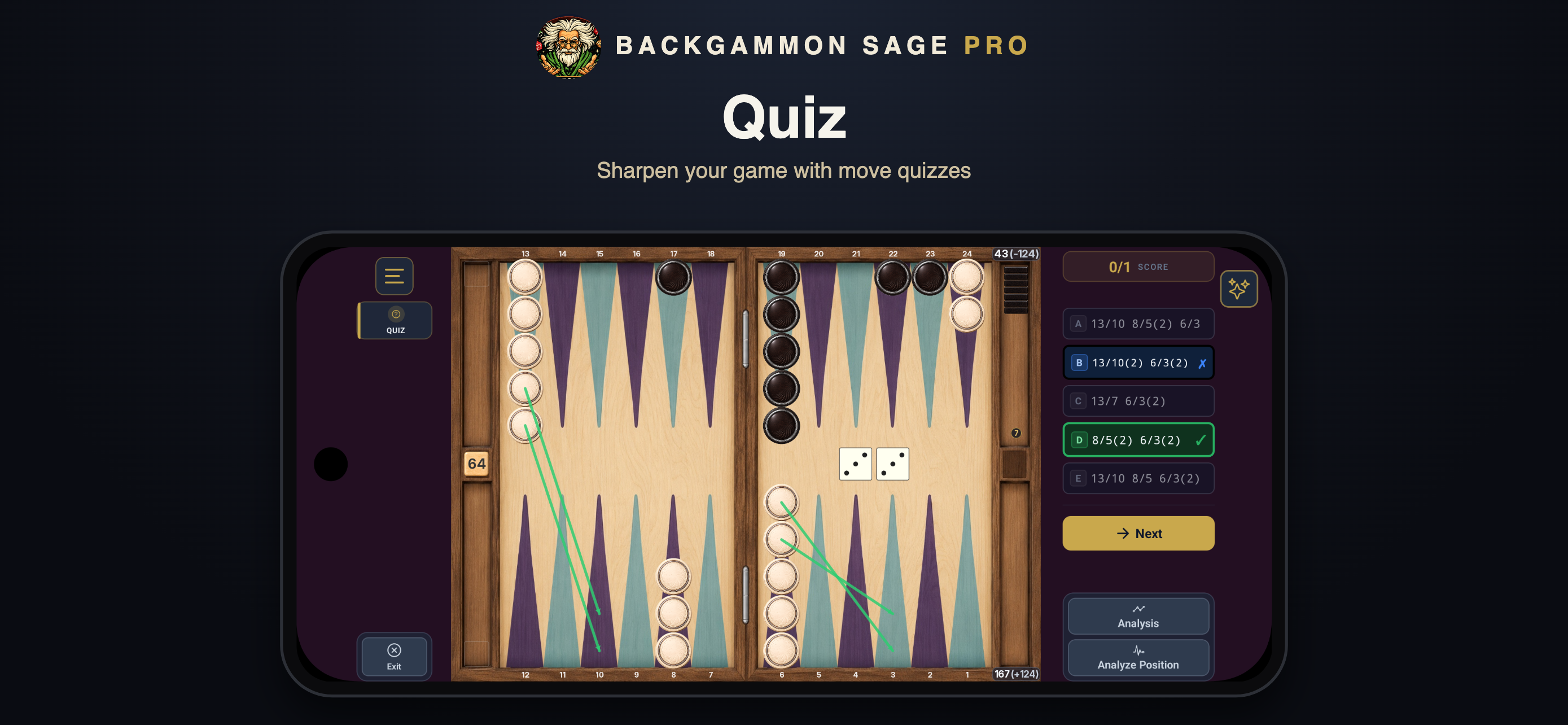 Backgammon Sage Pro screenshot 5