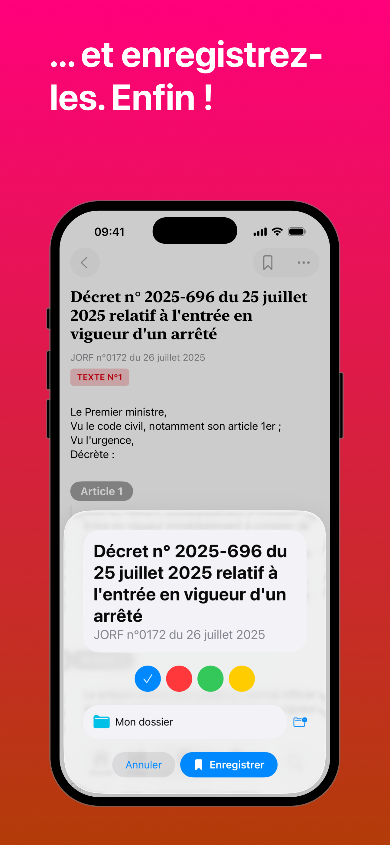 Hélia - Droit français
