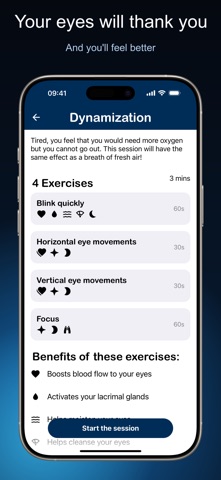 Eye Yoga: Eye Exercises iPhone screenshot