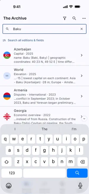World Factbook Archive screenshot 3