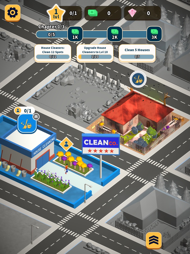 Clean Up Empire Idle official gameplay screenshot 1