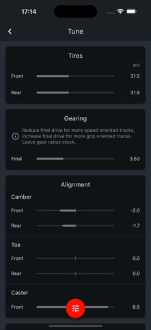 QuickTune - Forza Tuning App Screenshot 3 of 4