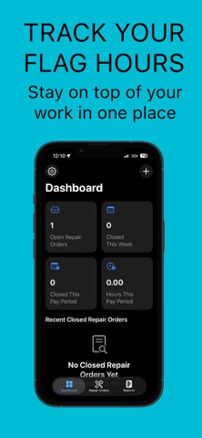 Flat Rate Tech Log iPhone screenshot