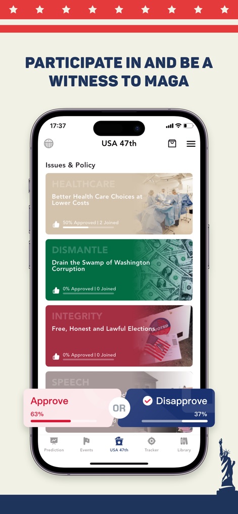 MAGA - Trump Tracker App - maga-trump-tracker-policy-polling