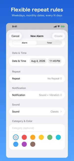 Future Timer: Alarm Planner screenshot 3