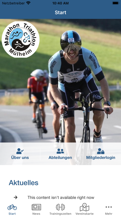 Marathon Triathlon Mülheim Screenshot