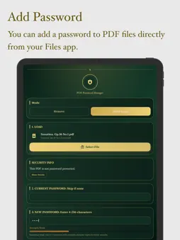 PDF Password screenshot 4