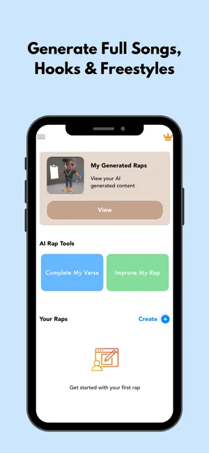 Rap Lyrics Generator:Lyric App screenshot 2