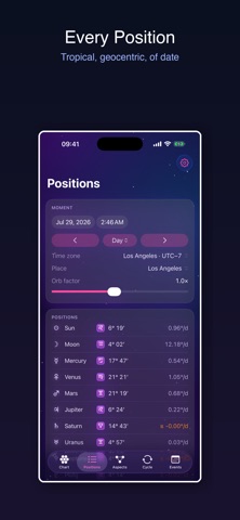 Ephemeris Sky: Astrology Chart screenshot 2