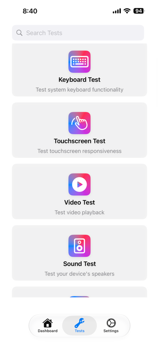 MyTestApp - Device Testing Screenshot 4 of 6