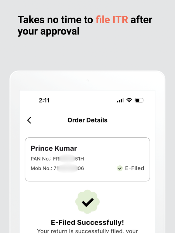 Income Tax Return AllIndiaITR iPad screenshot 7 - Finance app