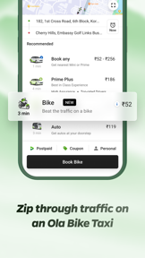 Ola: Book Cab, Auto, Bike Taxi screenshot