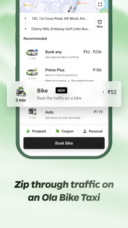 Ola: Book Cab, Auto, Bike Taxi screenshot-3