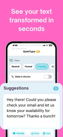 AI Rewrite & Writing Assistant Screenshot 3 of 3