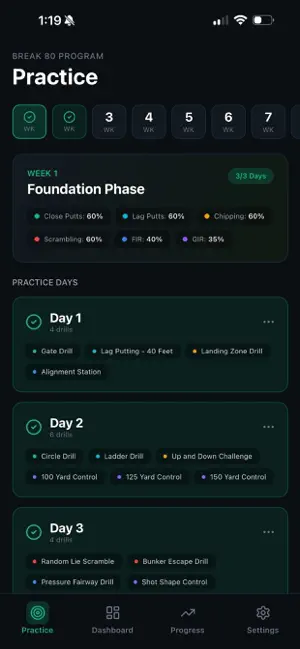Golf Practice Pro screenshot 3
