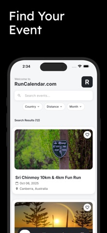 Run Calendar Screenshot 1 of 5